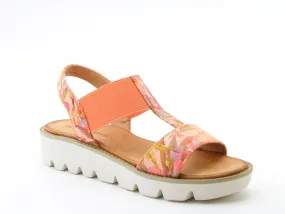 Heavenly Feet-Ritz-Floral Orange