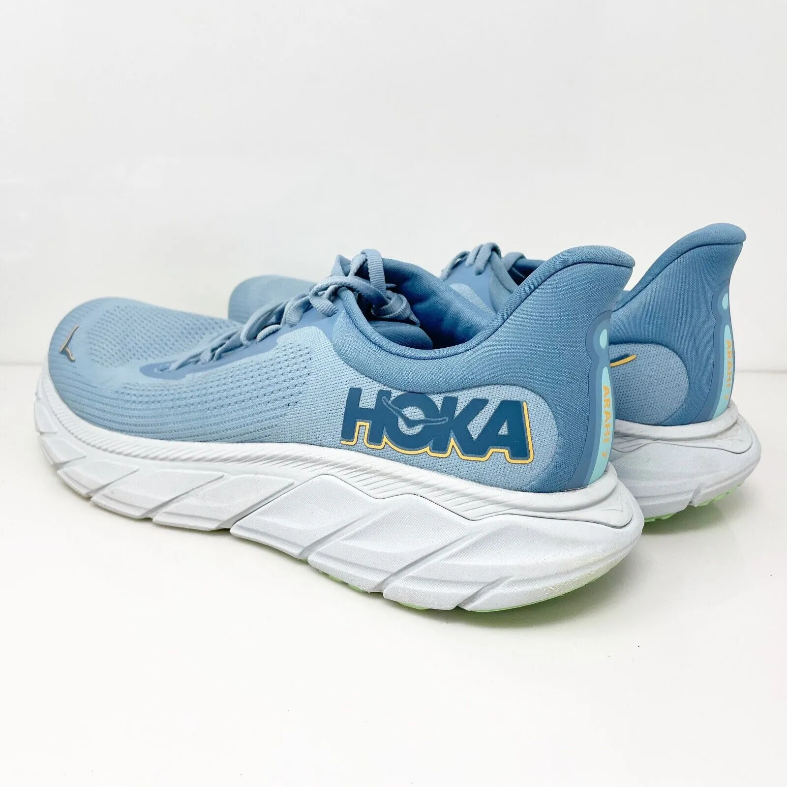 Hoka One One Mens Arahi 7 1147850 SSK Blue Running Shoes Sneakers Size 13 D