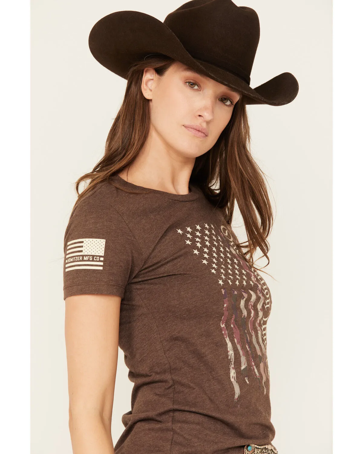 Howitzer Women's One Nation Short Sleeve Graphic Tee