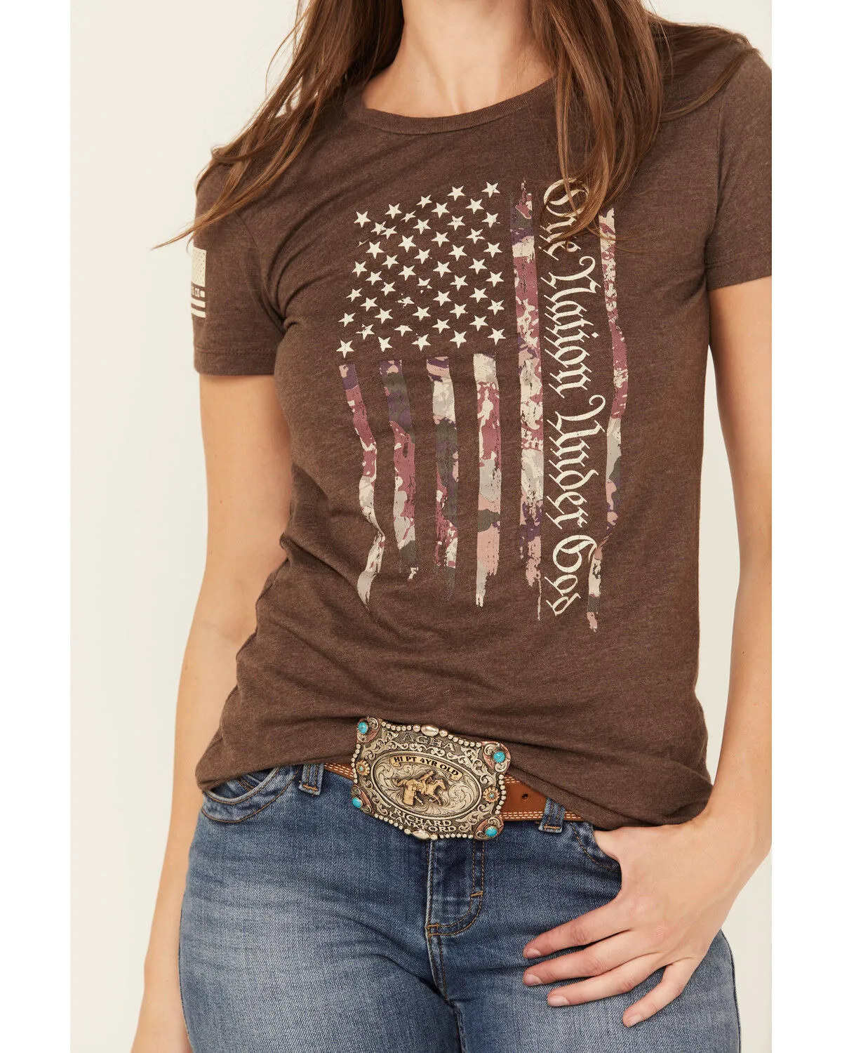 Howitzer Women's One Nation Short Sleeve Graphic Tee