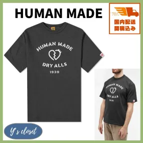 HUMAN MADE  |Crew Neck Street Style Cotton Short Sleeves Logo