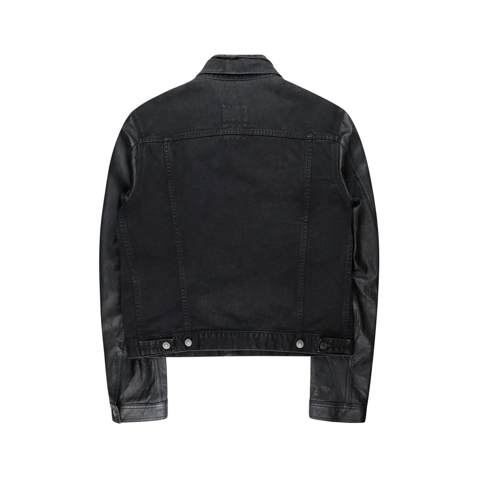 Hybrid Leather/Denim Jacket