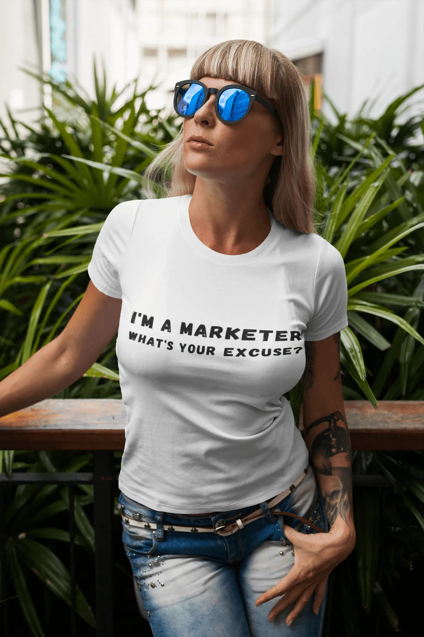 I'm A Marketer What's Your Excuse? Unisex Deluxe T-shirt