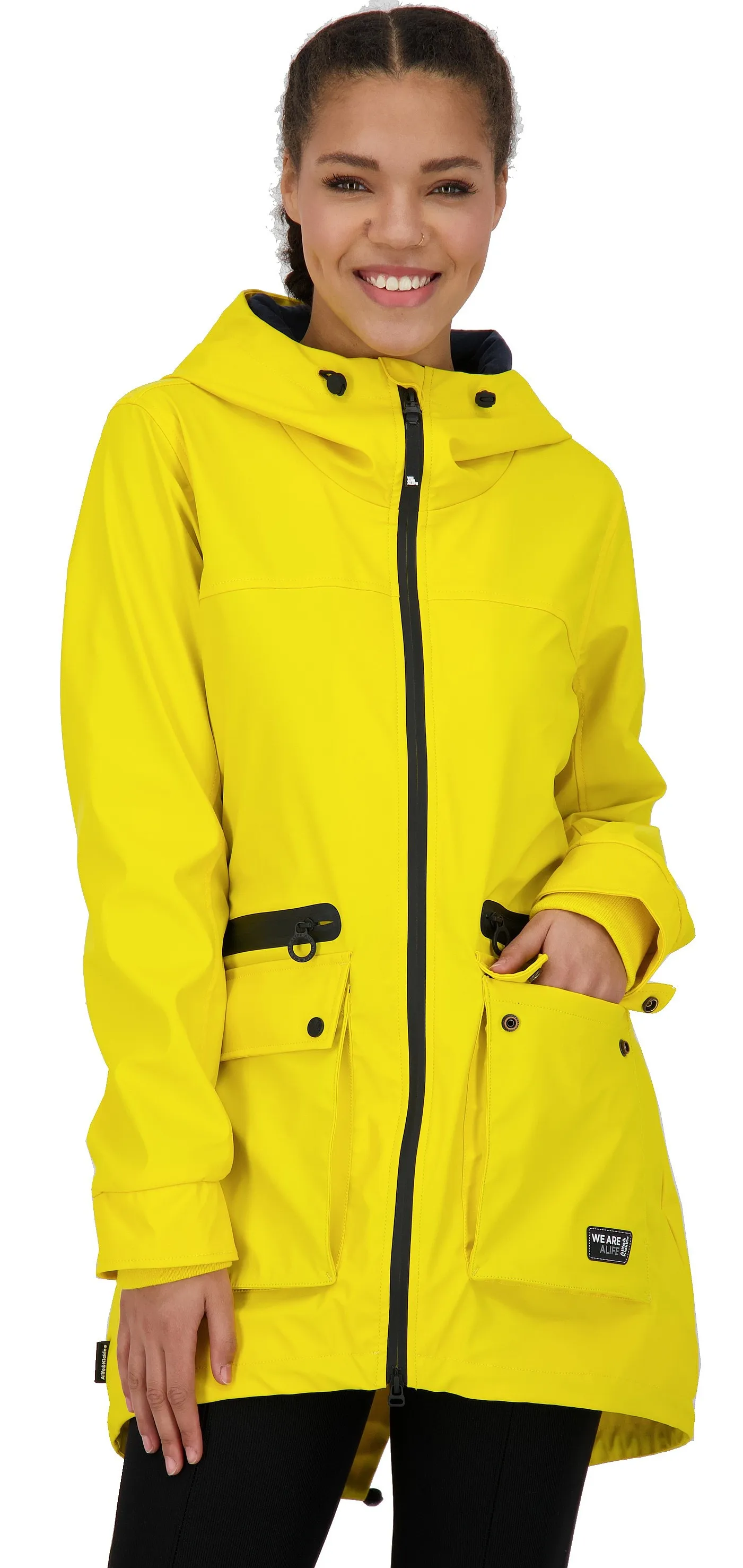 jacket ALIFE AND KICKIN Audrey - Citron - women´s