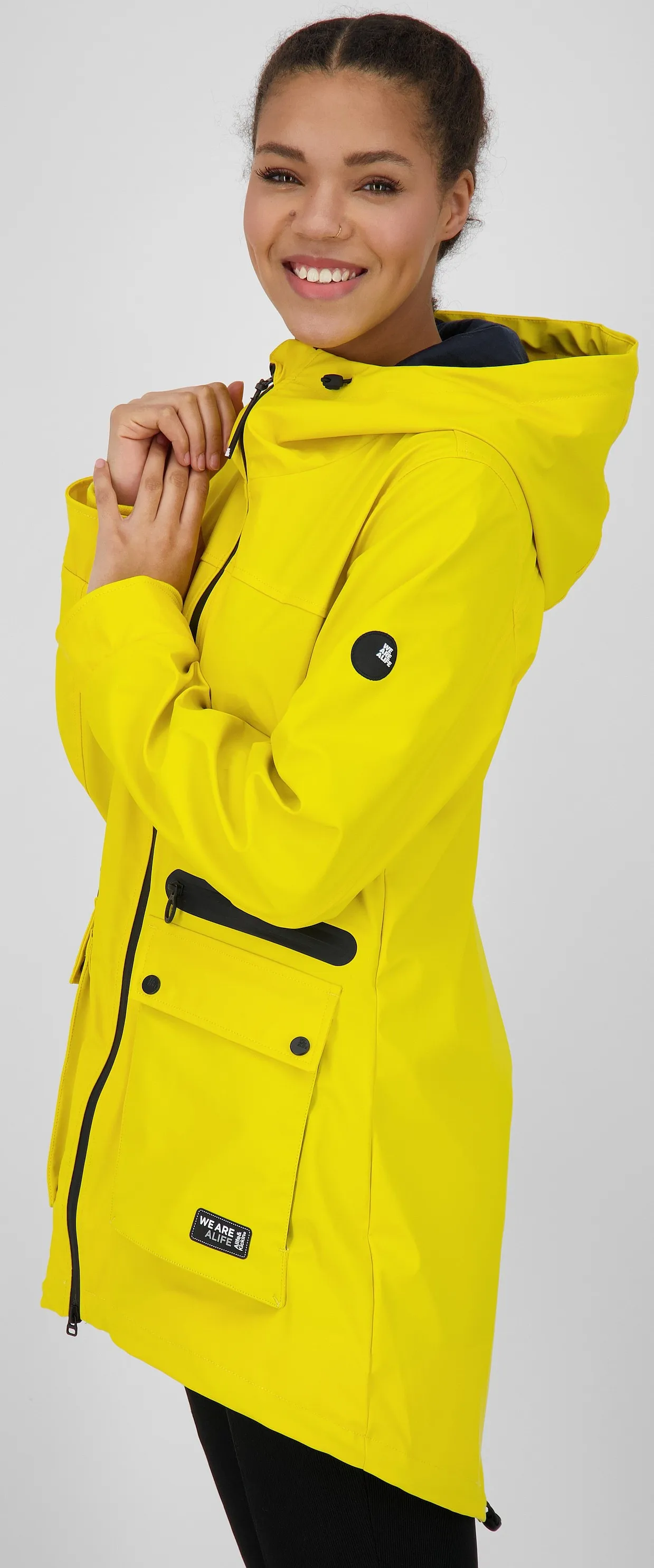 jacket ALIFE AND KICKIN Audrey - Citron - women´s