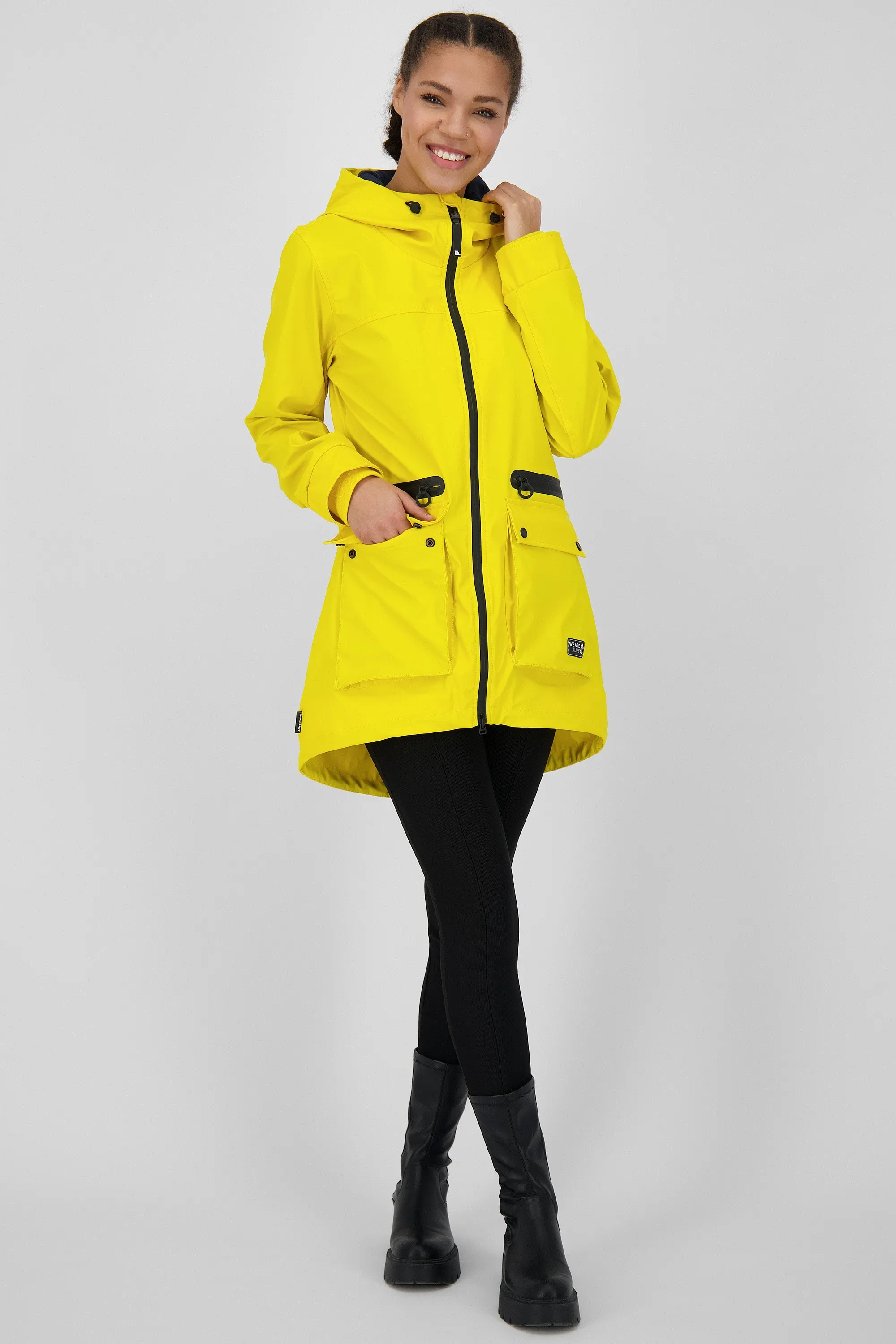 jacket ALIFE AND KICKIN Audrey - Citron - women´s