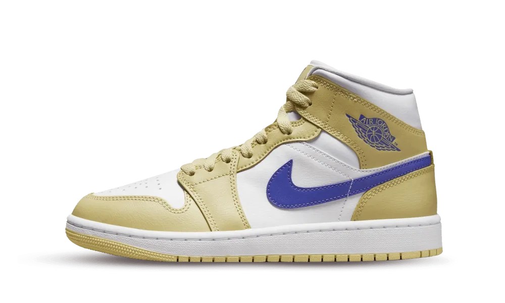 Jordan 1 Mid 'Lemon Wash Lapis' (W)