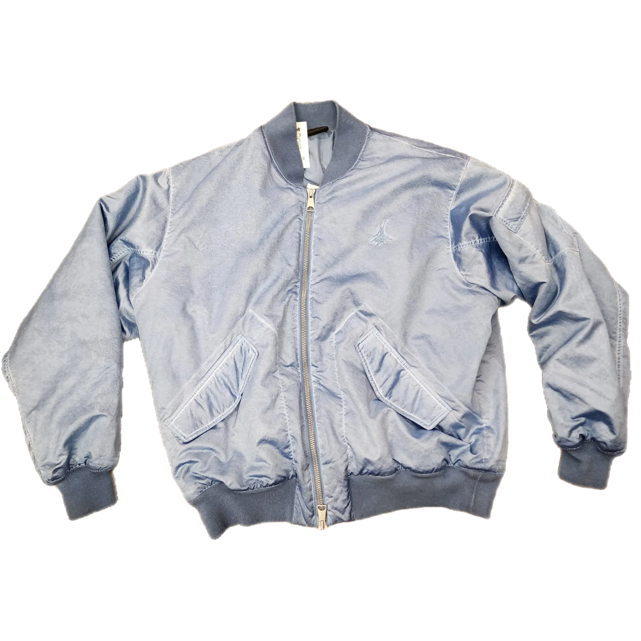 Jordan Blue Bomber Jacket - Size X-Large