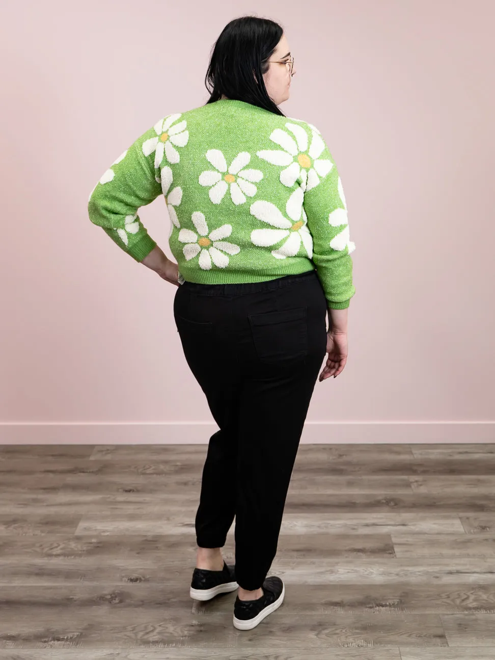 Juliette Floral Sweater | Green