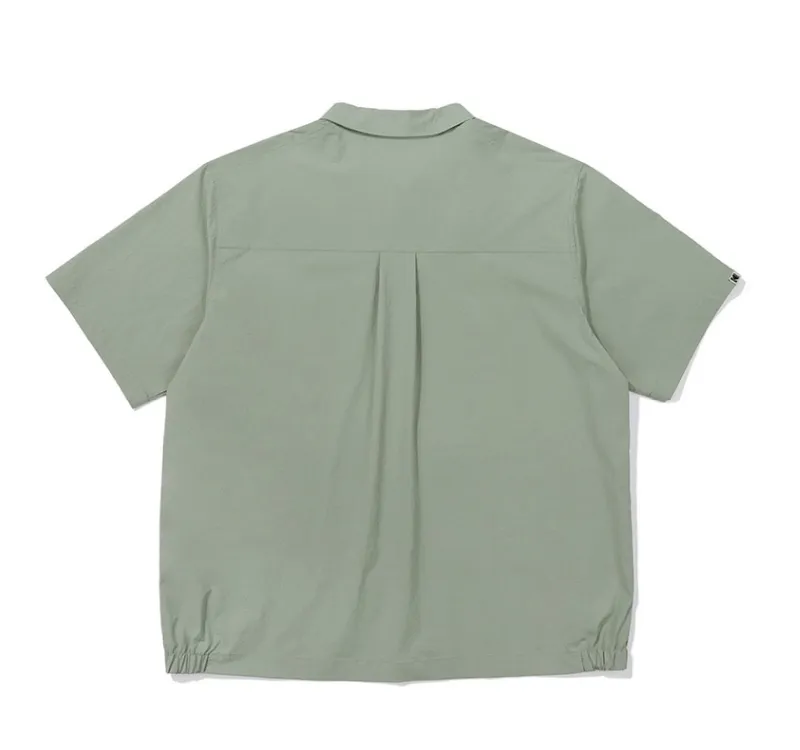 KODAK  |Unisex Nylon Street Style Plain Short Sleeves Logo Shirts