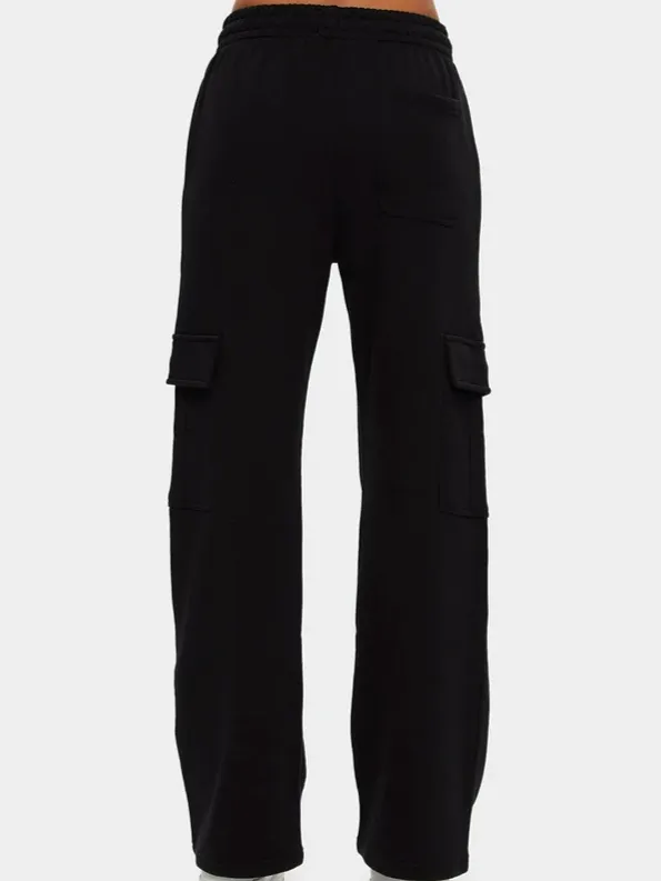 KUWALLA Cargo Wide Leg Sweatpants