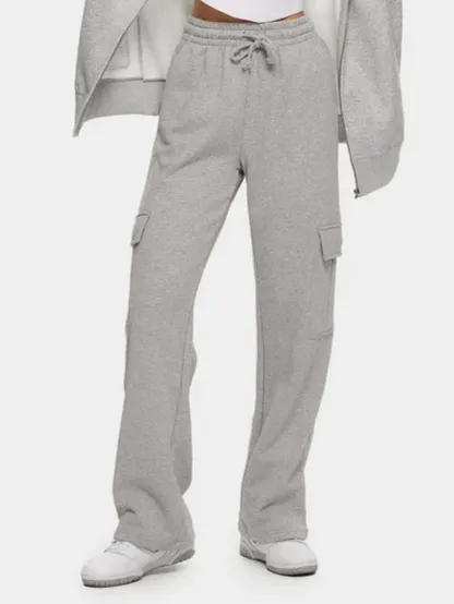 KUWALLA Cargo Wide Leg Sweatpants