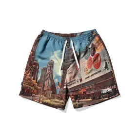 Lafayette Old New York Shorts -70s Times Square- Multi