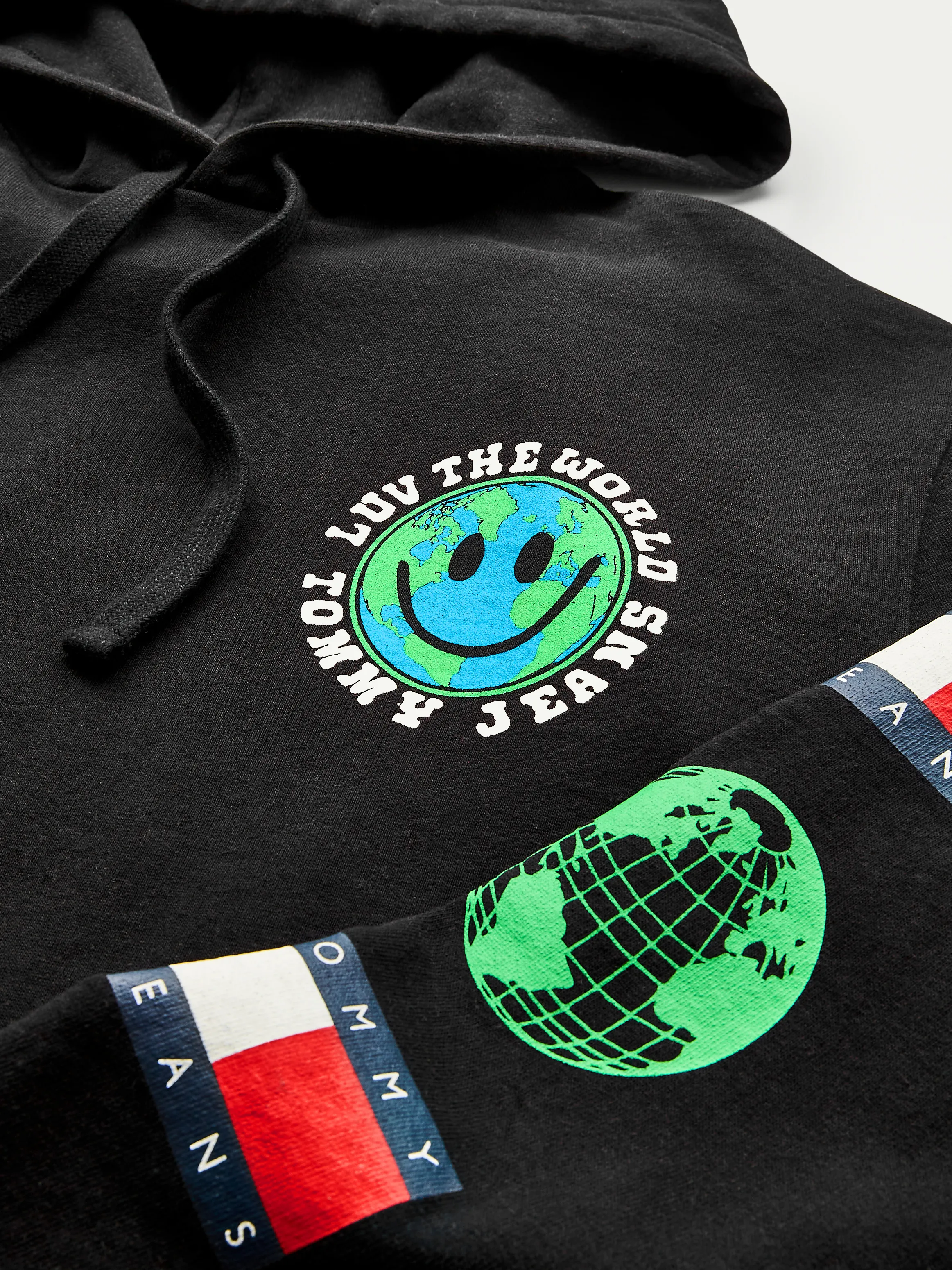 Luv The World Logo Hoodie | Hoodies | Tommy Hilfiger