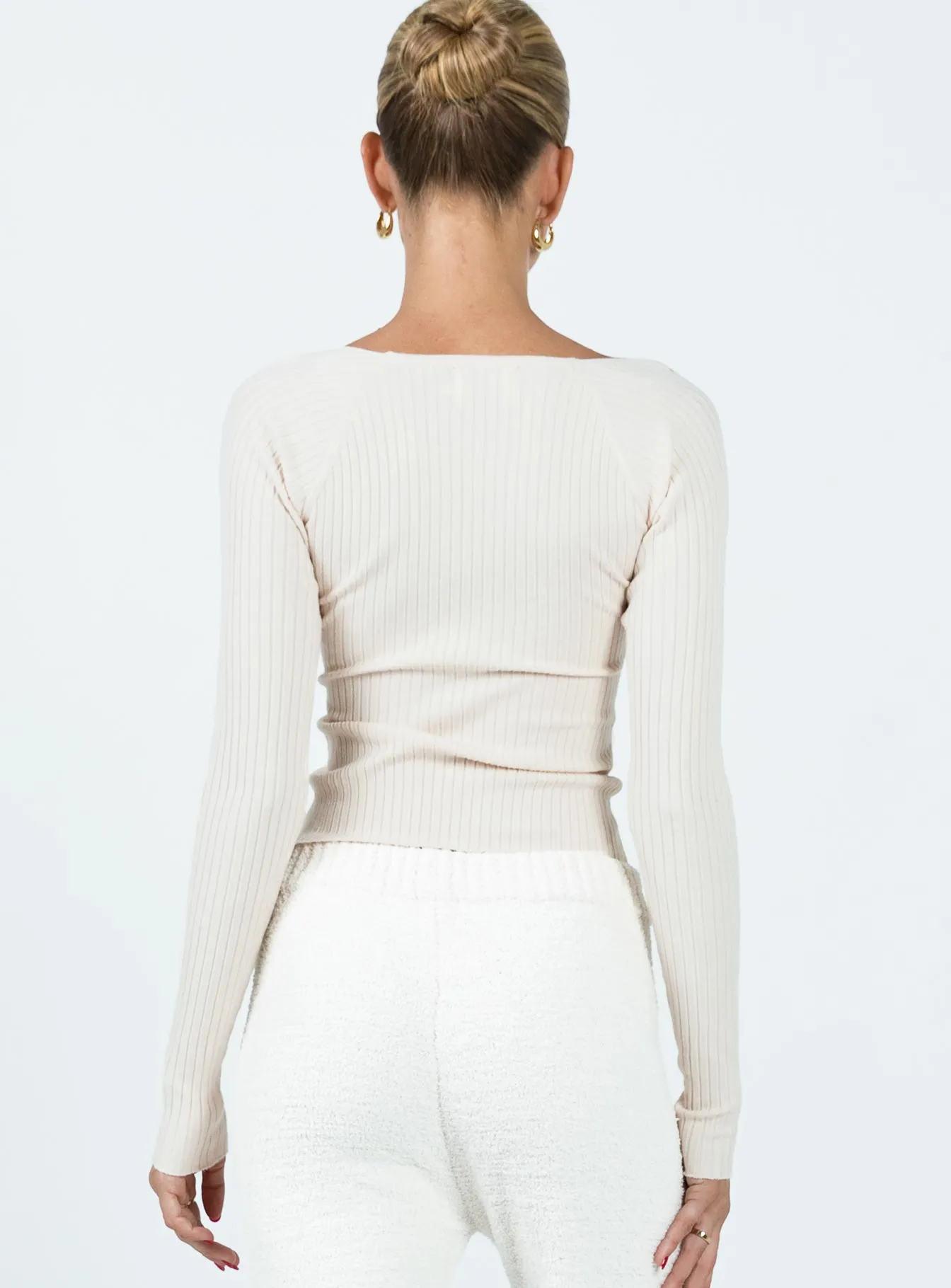 Mavins Long Sleeve Top Beige