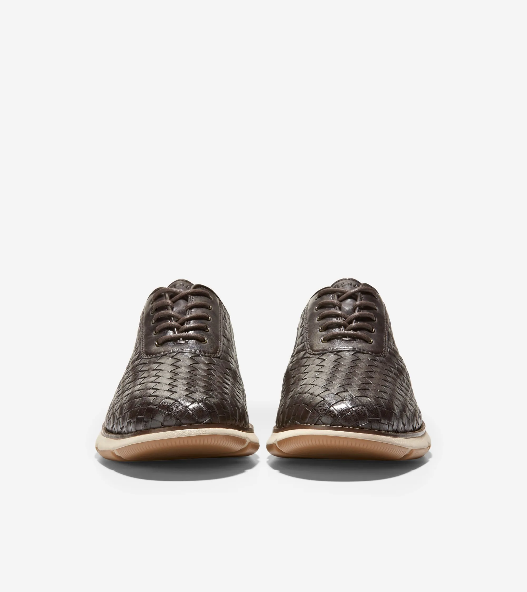 Men's 4.ZERGRAND Hand-Woven Oxfords