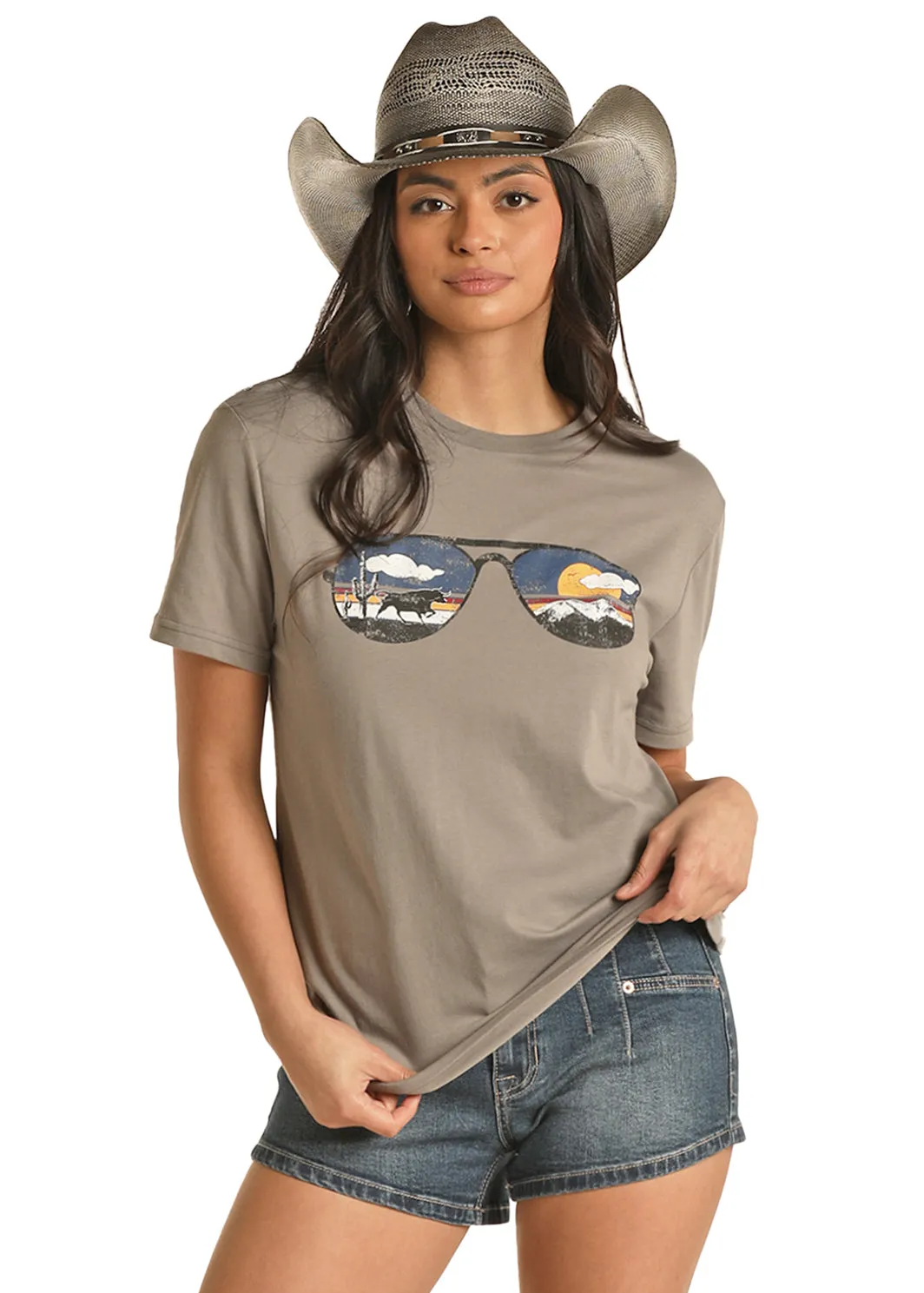 Men’s Rock & Roll Cowboy Dale Brisby T-Shirt #RRUT21R12T