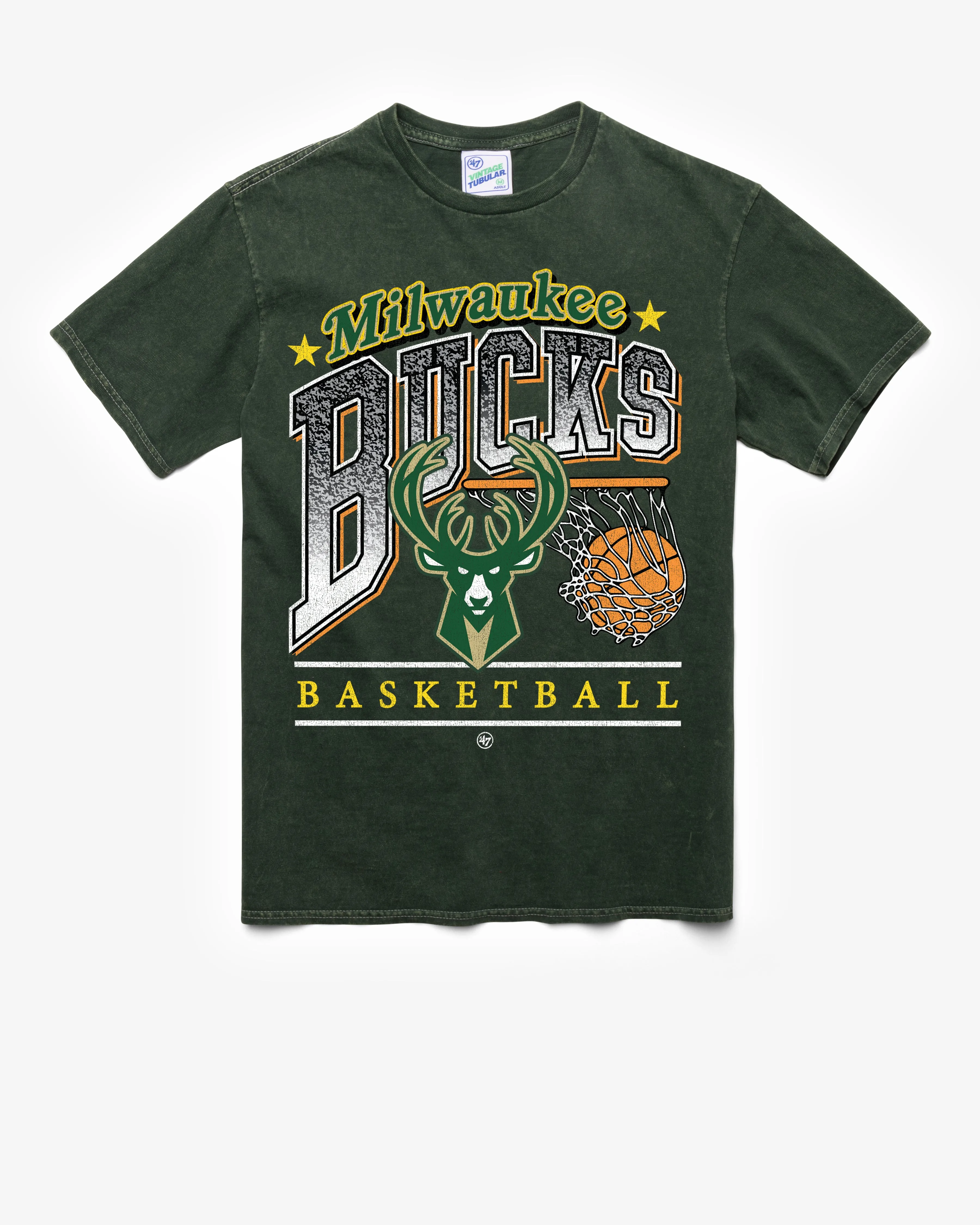 MILWAUKEE BUCKS LOCKER '47 TUBULAR TEE