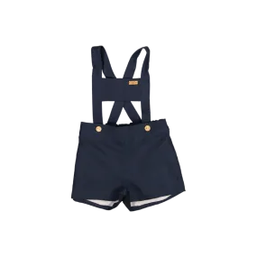 Mod.9.1 BLUE anchor motif SHORTS with straps