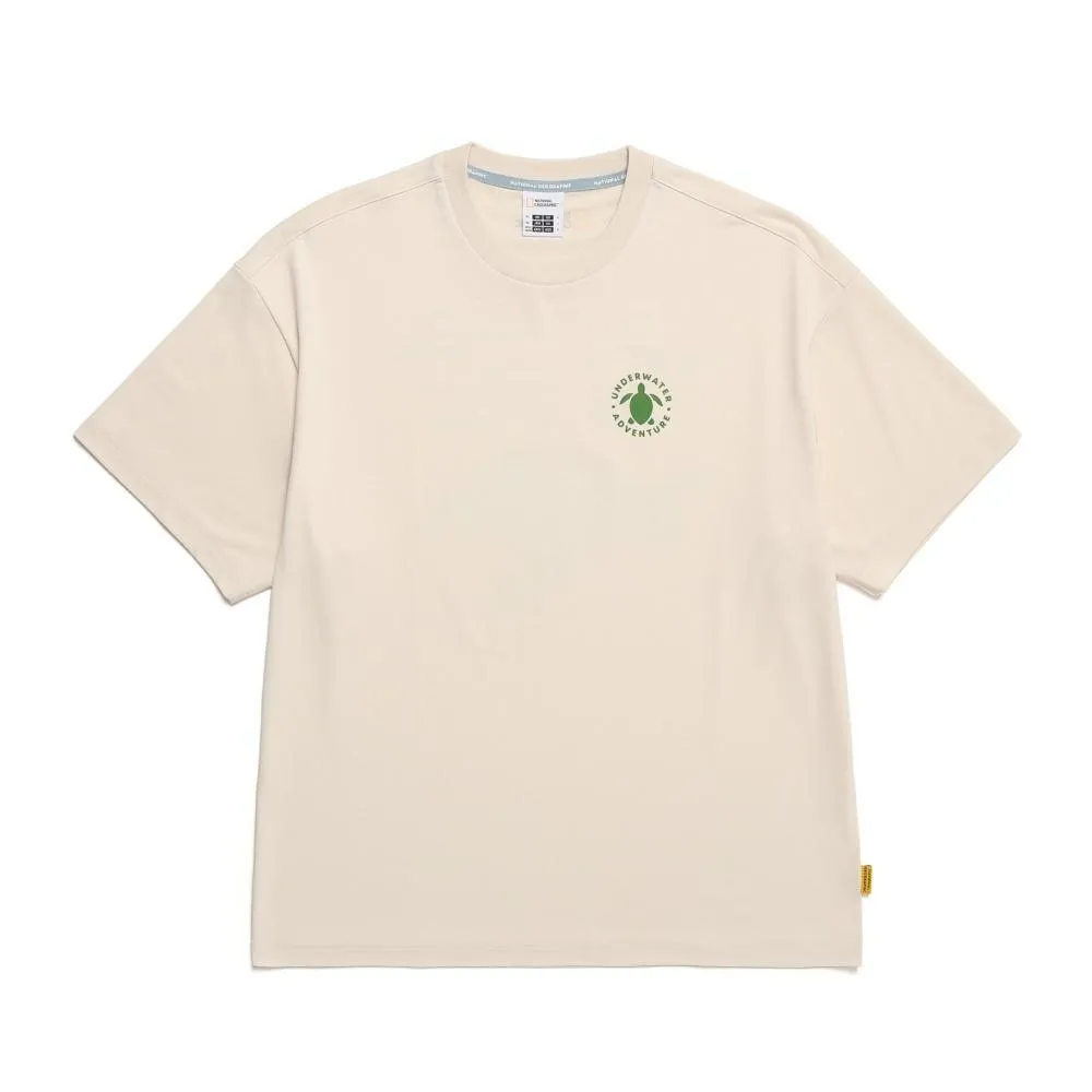 NATIONAL GEOGRAPHIC  |Street Style Plain Cotton Short Sleeves Logo T-Shirts