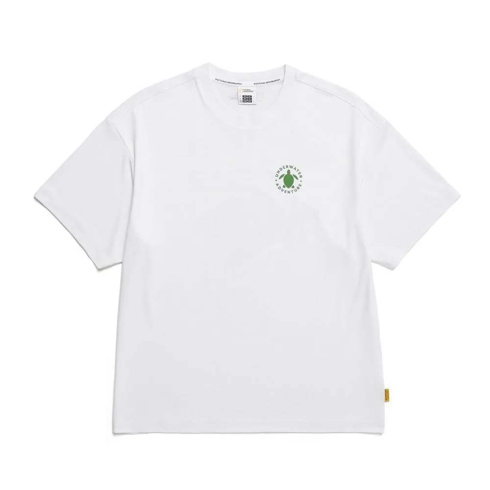 NATIONAL GEOGRAPHIC  |Street Style Plain Cotton Short Sleeves Logo T-Shirts