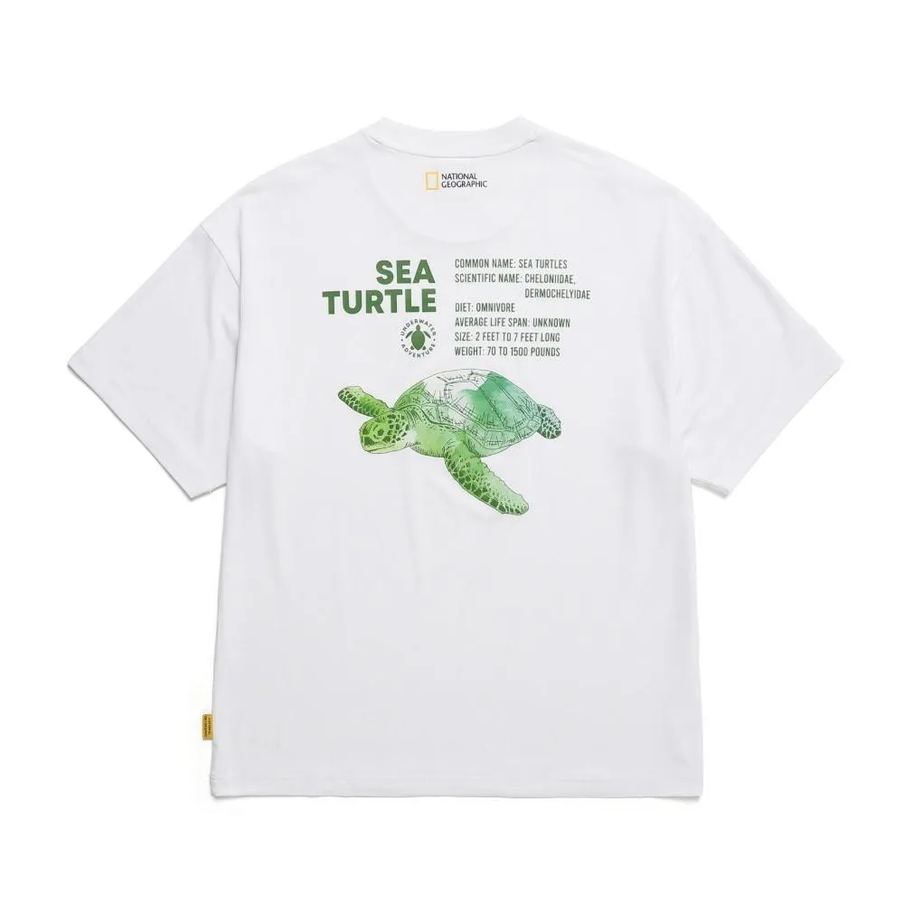 NATIONAL GEOGRAPHIC  |Street Style Plain Cotton Short Sleeves Logo T-Shirts