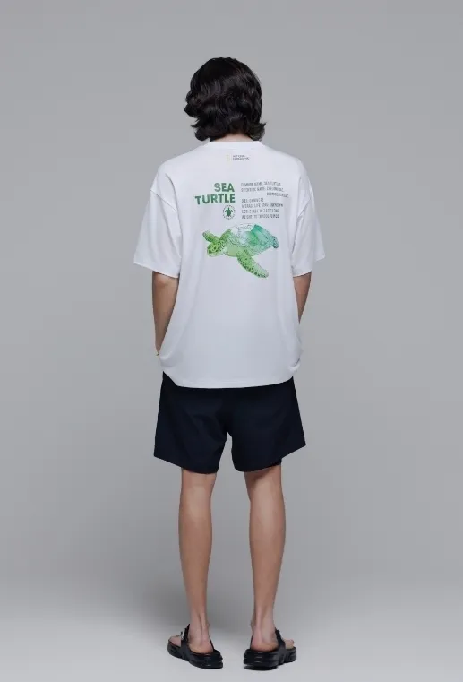 NATIONAL GEOGRAPHIC  |Street Style Plain Cotton Short Sleeves Logo T-Shirts