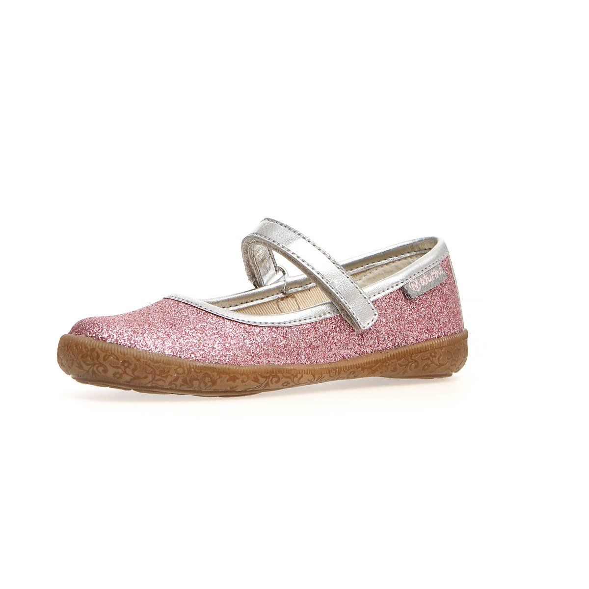 Naturino Girl's Pavia Pink Glitter Mary Jane (Sizes 26-29)