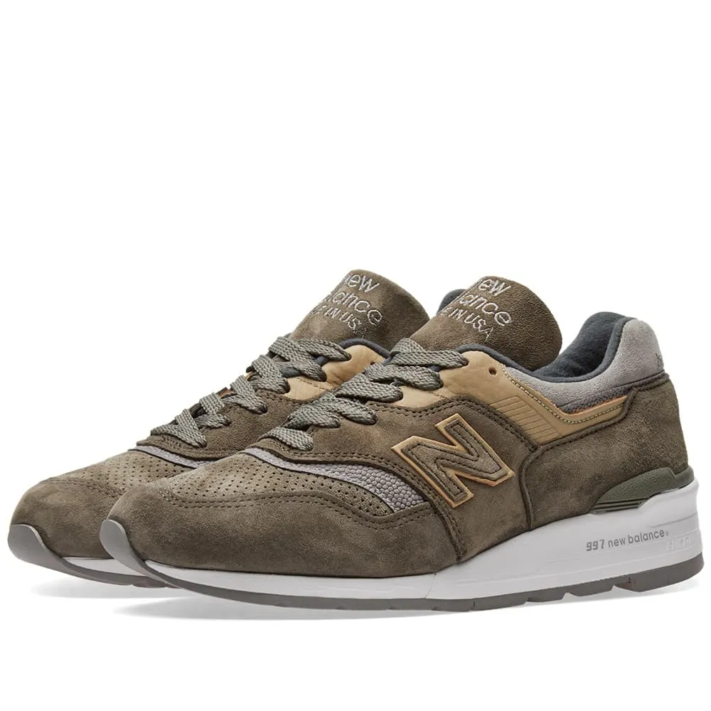 New Balance M997FGG - Made in the USAKhaki & Grey