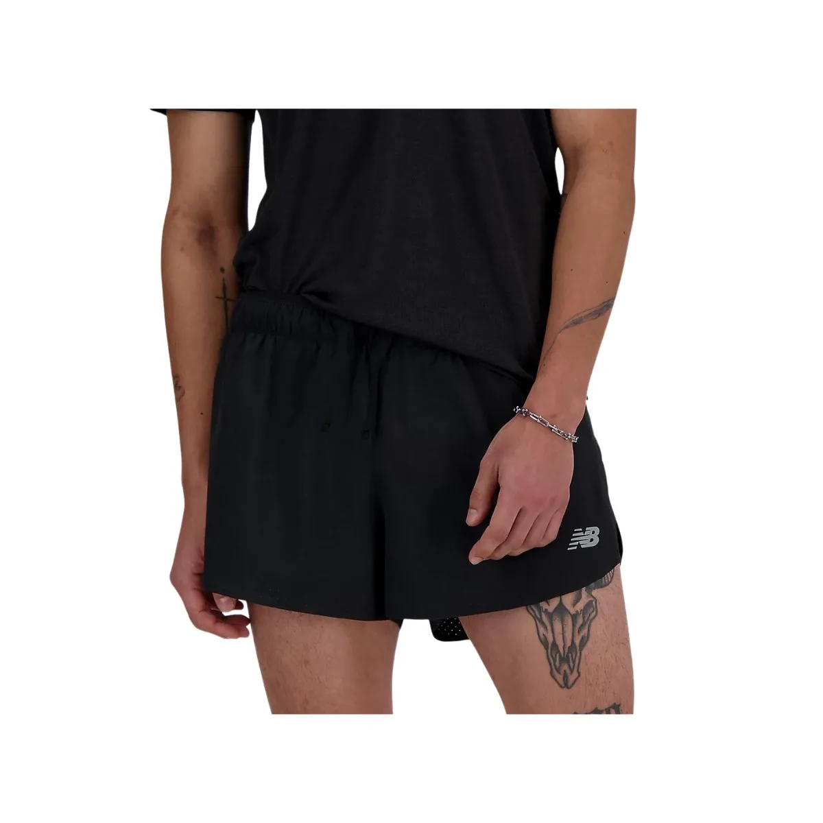 New Balance RC Split 3 Shorts Black