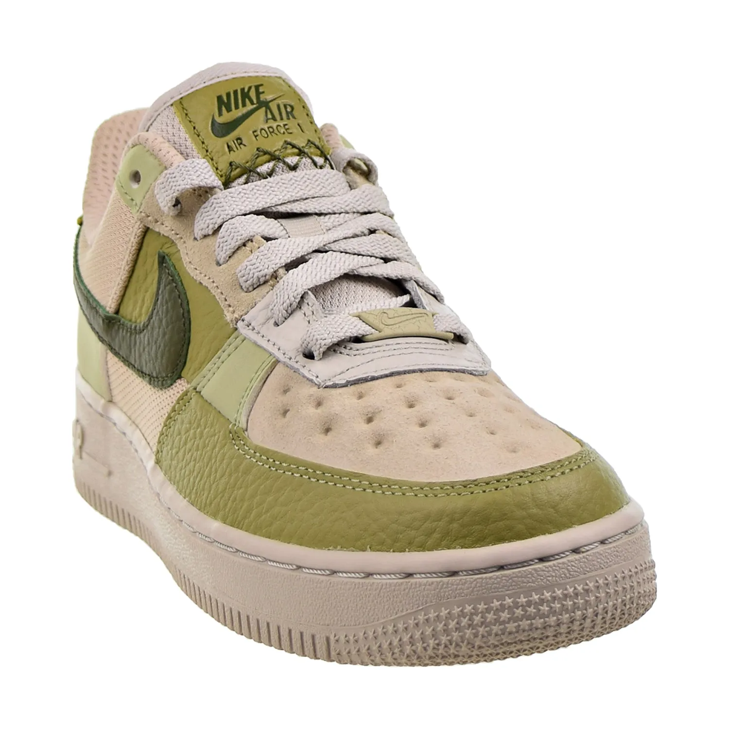 Nike Air Force 1 Women's Shoes Light Bone-Rough Green