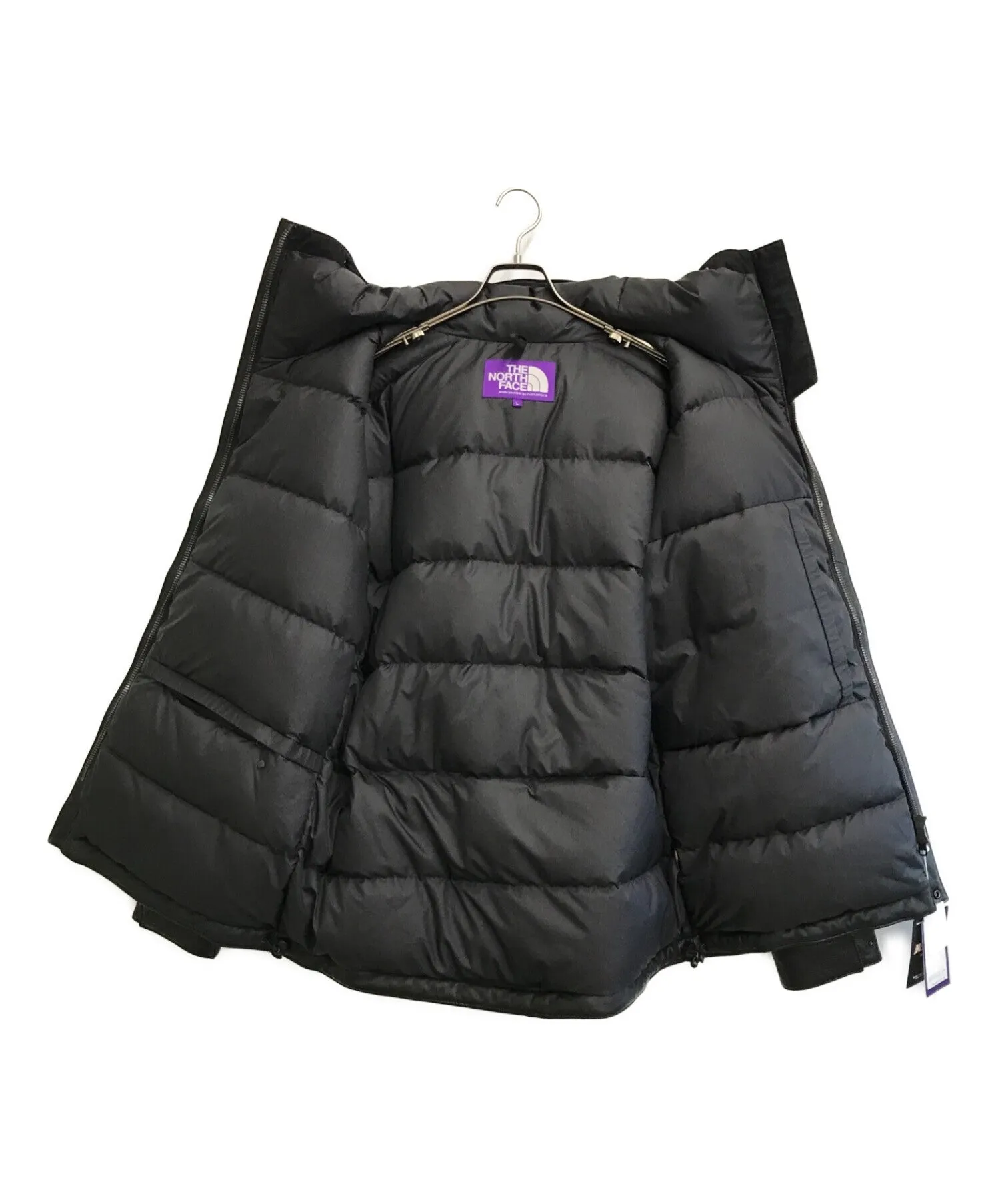 [Pre-owned] THE NORTHFACE PURPLELABEL Mountain Down Leather Jacket / Leather Jacket / Mountain Jacket / Hooded Jacket / Down Jac