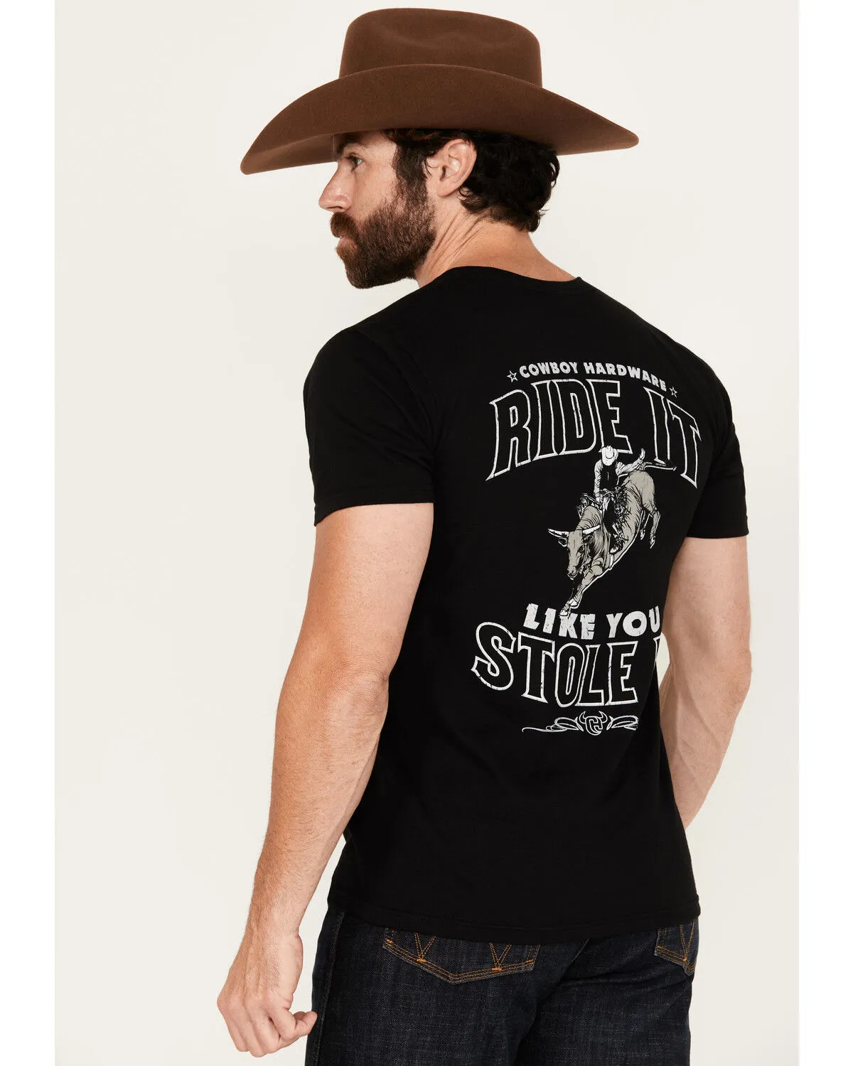 Product Name:  Cowboy Hardware Men's Ride It Like You Stole It Short Sleeve Graphic T-Shirt