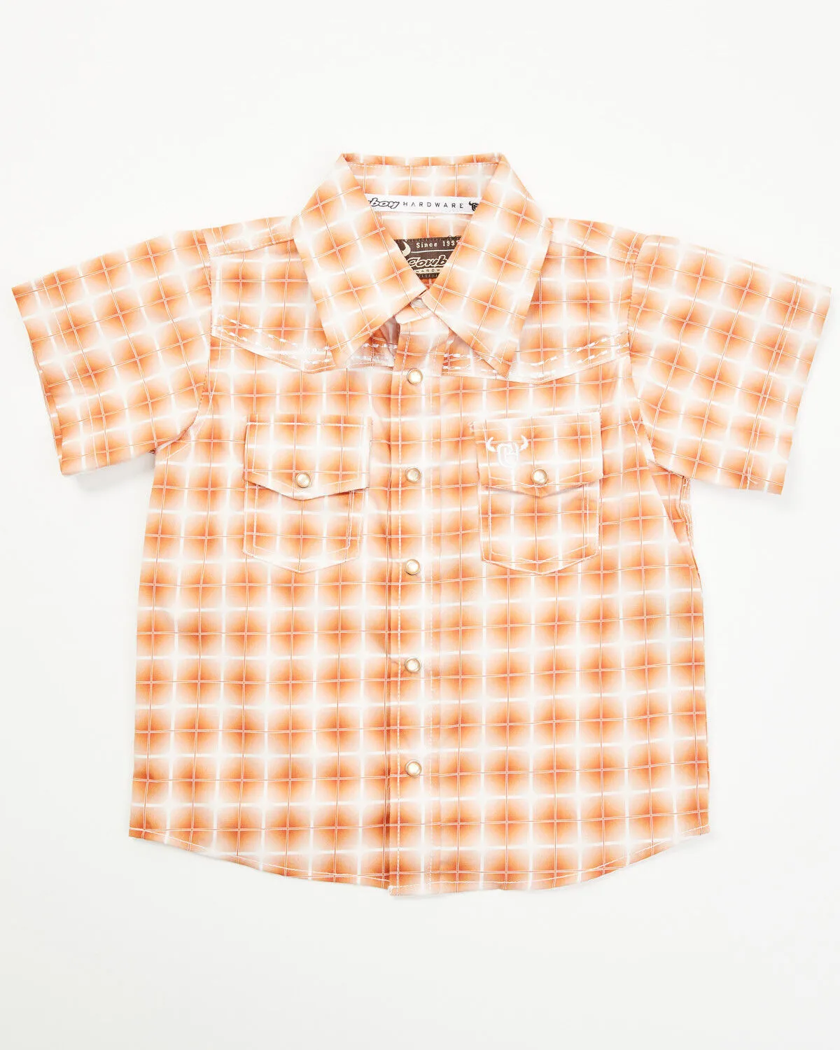 Product Name:  Cowboy Hardware Toddler Boys' Gradient Square Short Sleeve Snap Western Shirt