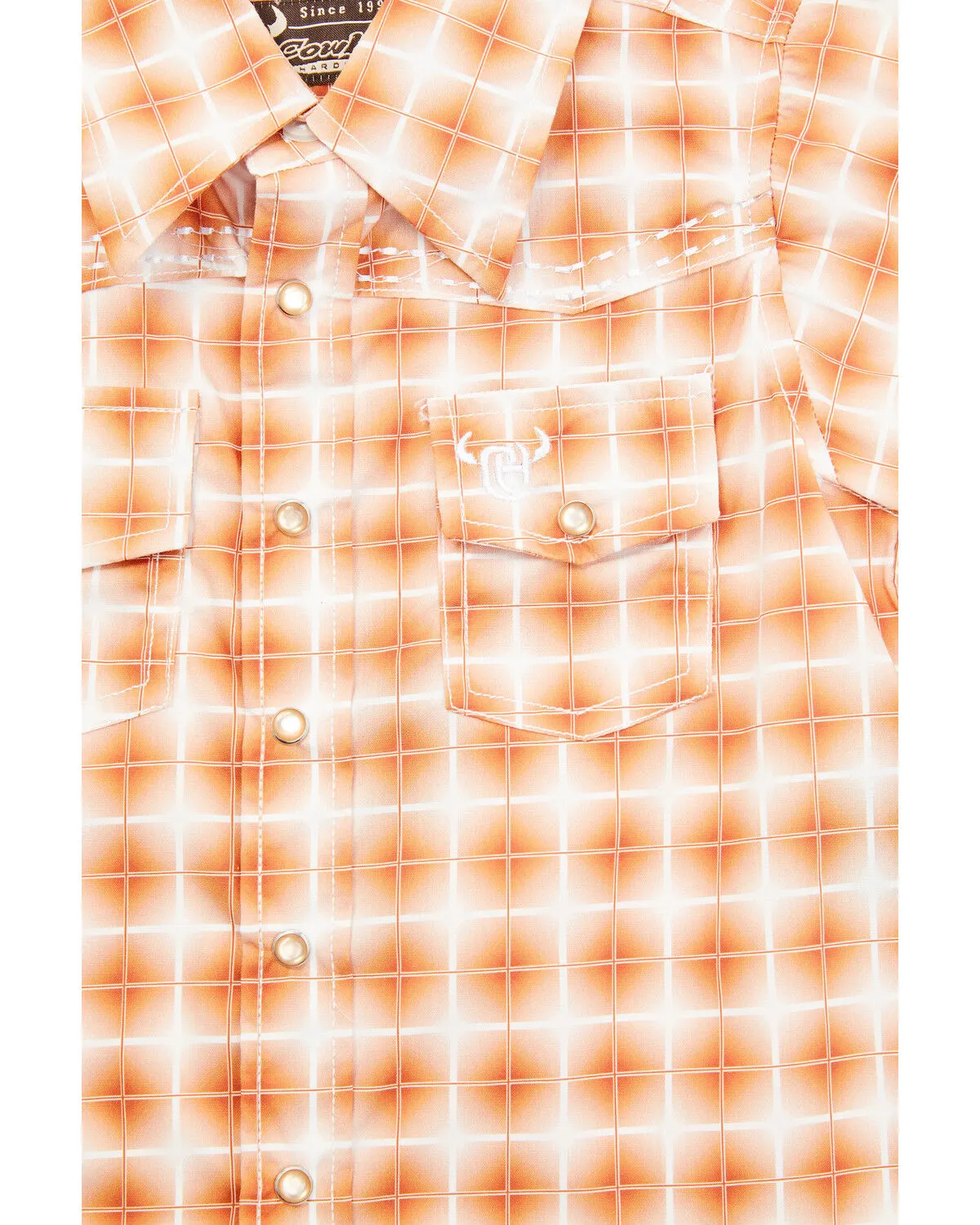 Product Name:  Cowboy Hardware Toddler Boys' Gradient Square Short Sleeve Snap Western Shirt