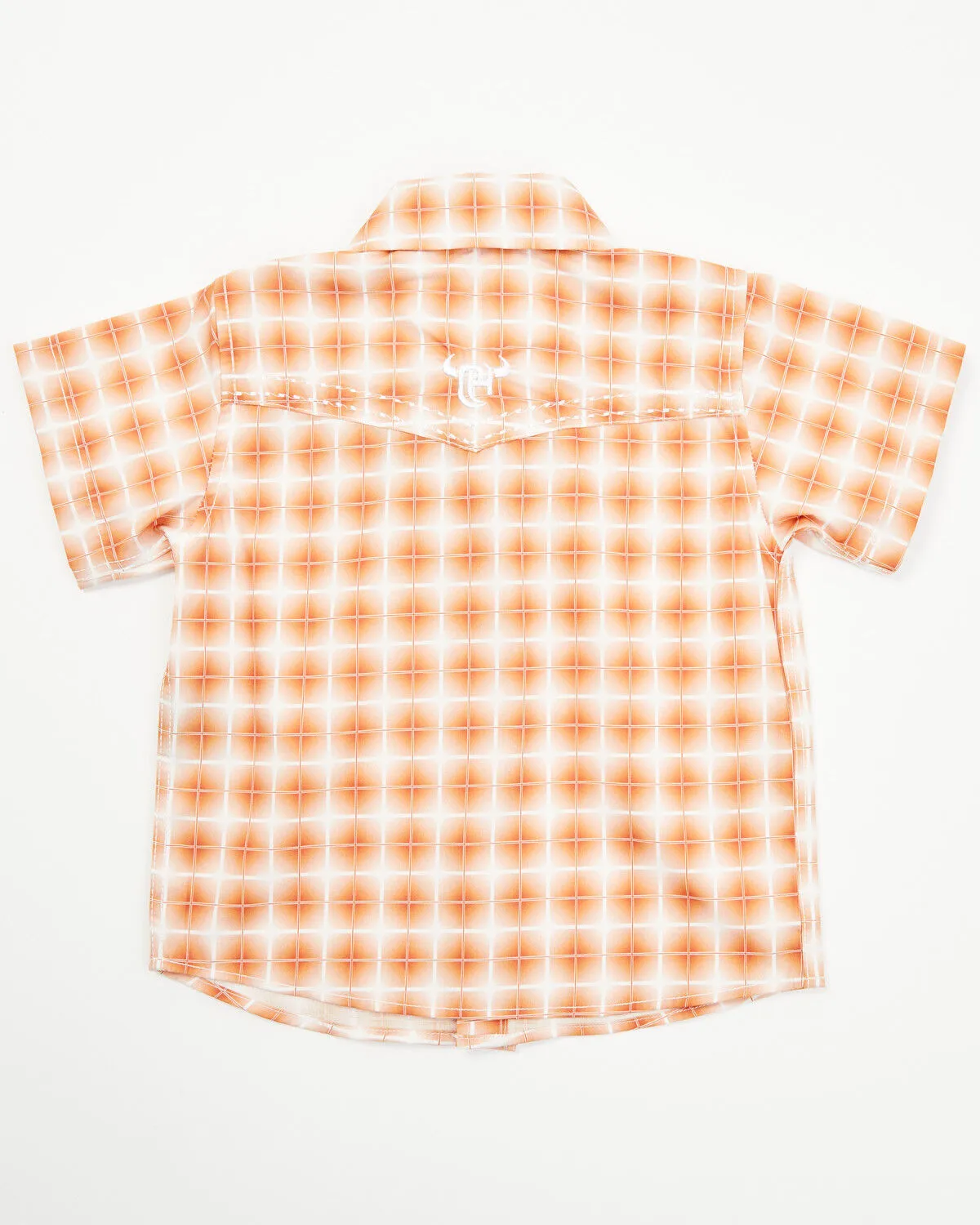 Product Name:  Cowboy Hardware Toddler Boys' Gradient Square Short Sleeve Snap Western Shirt