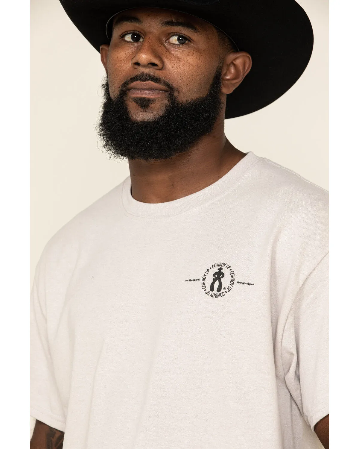 Product Name:  Cowboy Up Men's Cowboy Up or Shut Up Short Sleeve Graphic T-Shirt