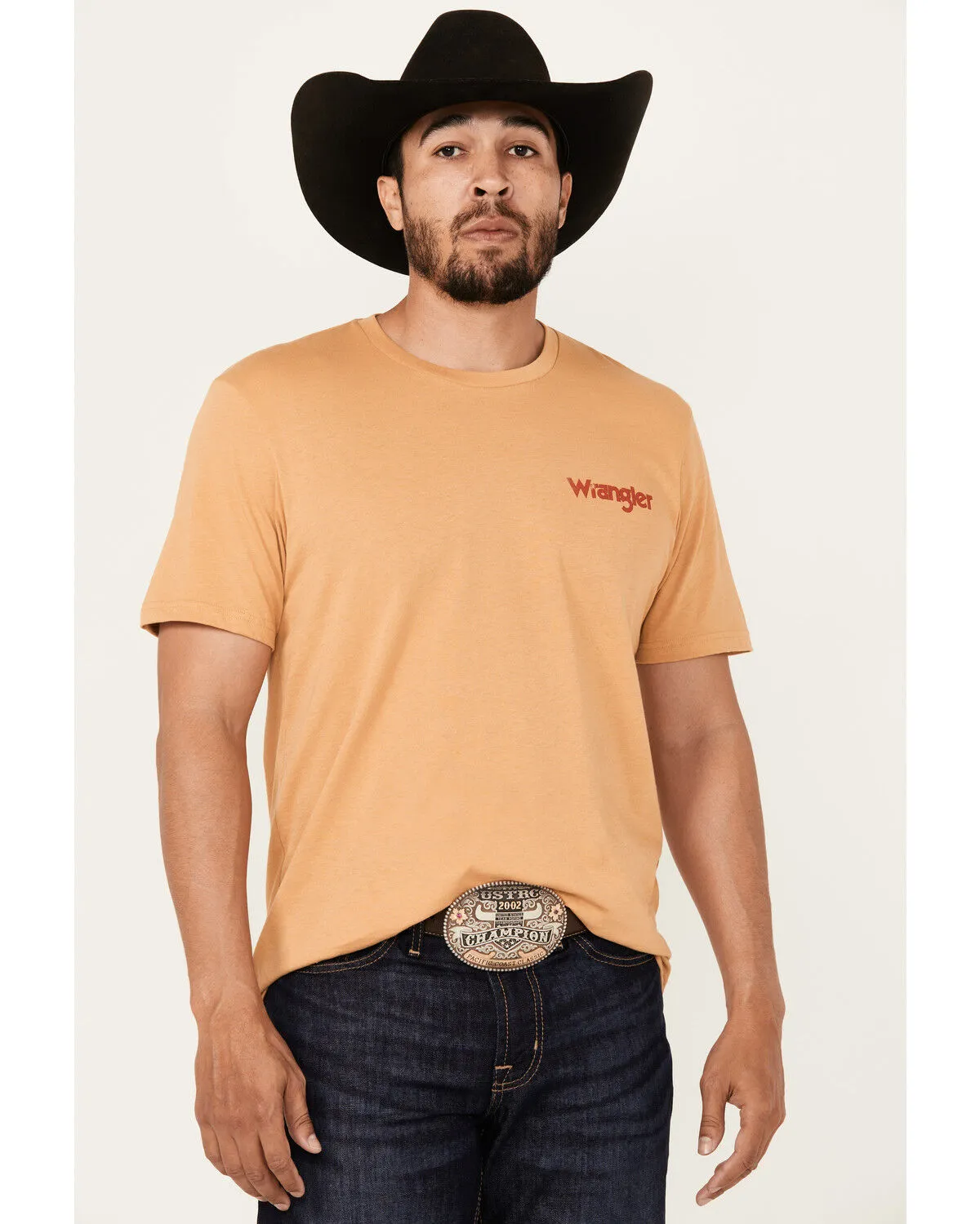 Product Name:  Wrangler Men's Boot Barn Exclusive Bucking Cowboy Short Sleeve Graphic T-Shirt