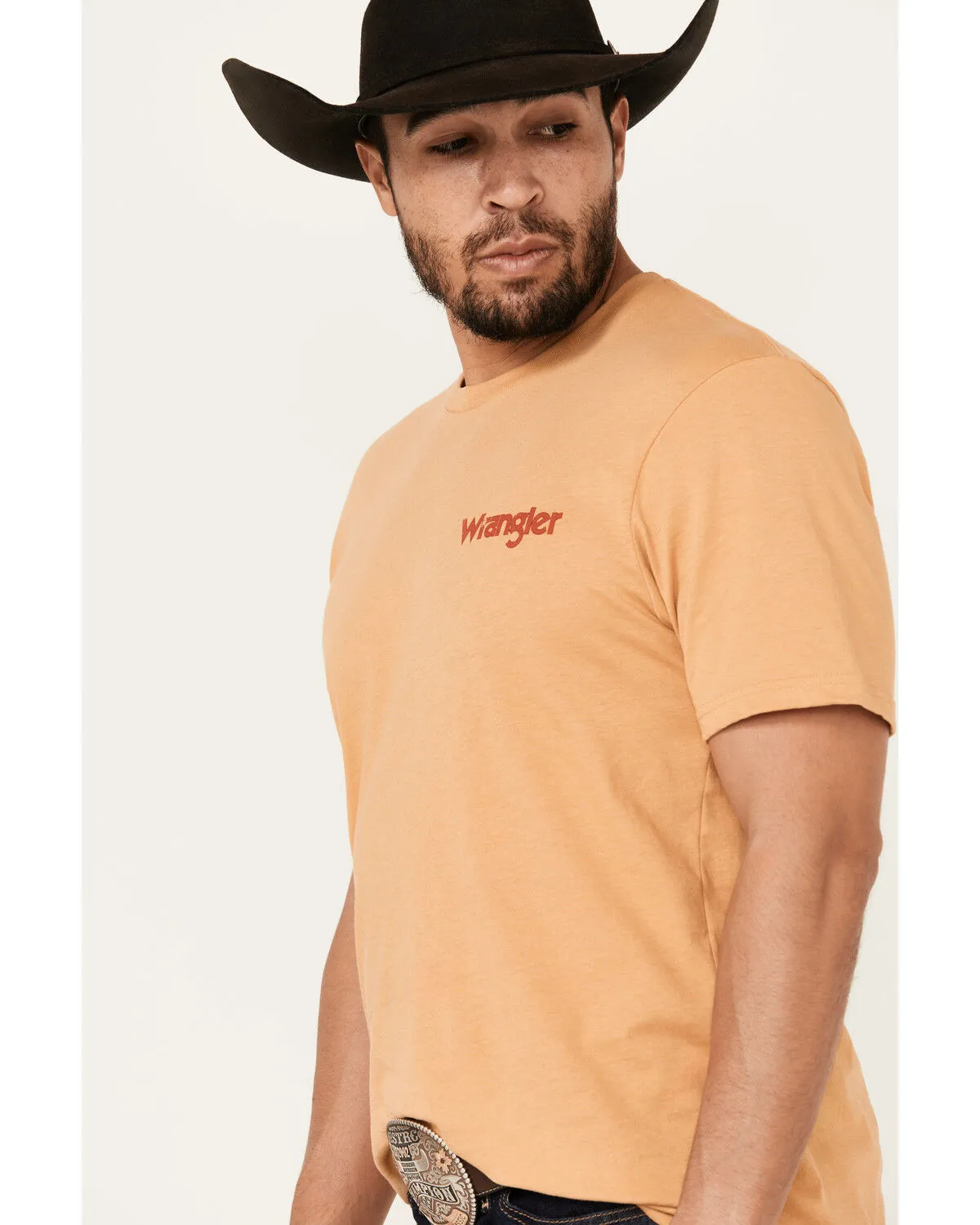 Product Name:  Wrangler Men's Boot Barn Exclusive Bucking Cowboy Short Sleeve Graphic T-Shirt