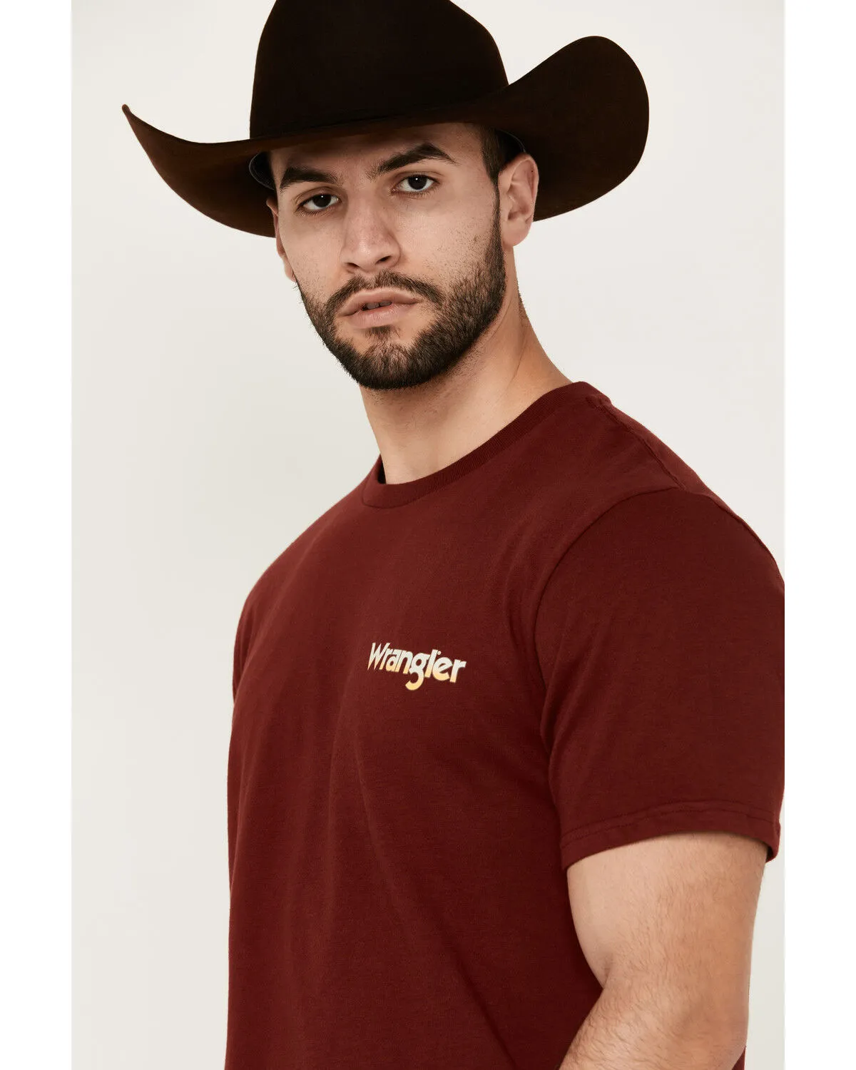 Product Name:  Wrangler Men's Boot Barn Exclusive Cowboy Southwestern Short Sleeve Graphic T-Shirt