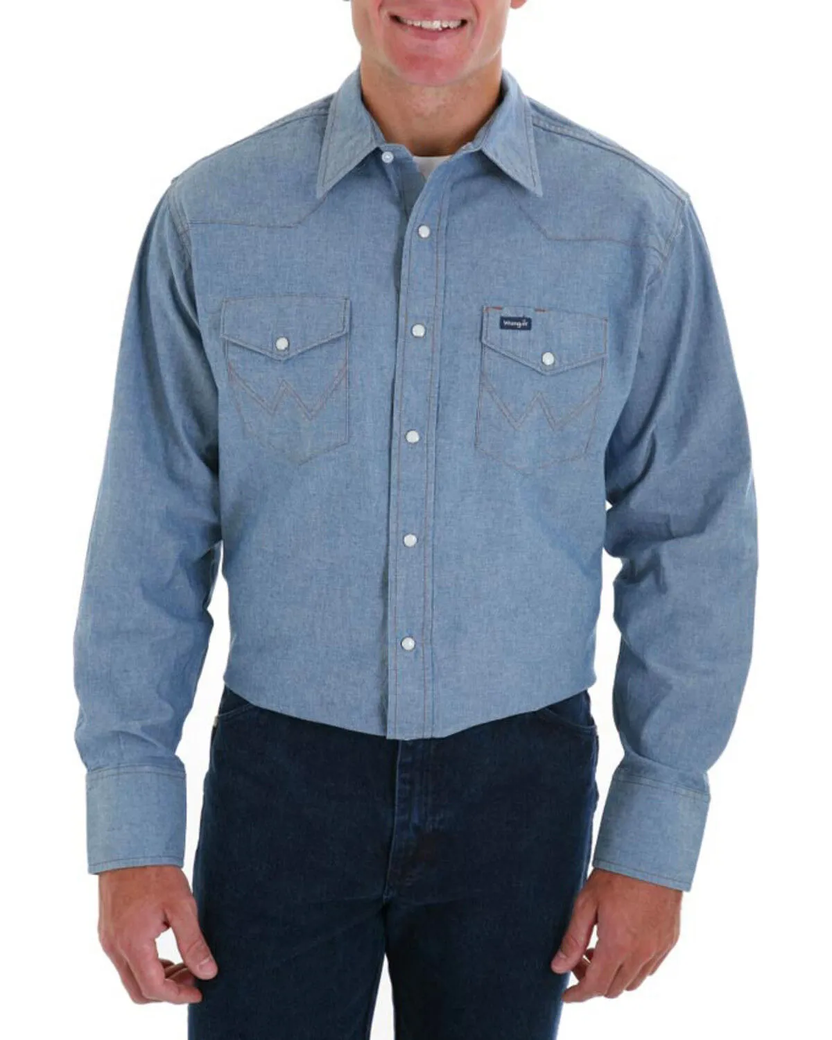 Product Name:  Wrangler Men's Cowboy Cut Work Chambray Shirt