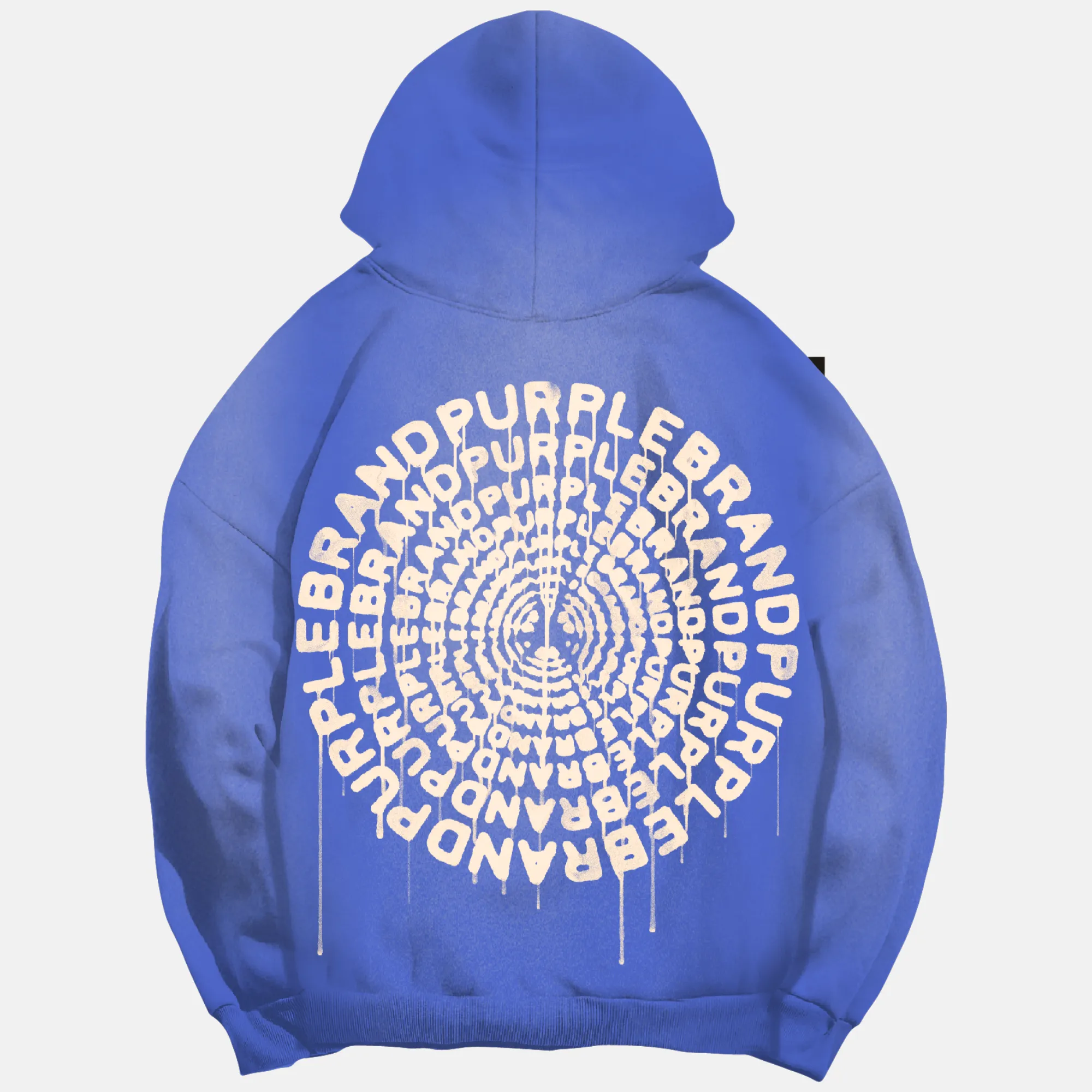 Purple Brand  Victoria Blue Concentric Hoodie