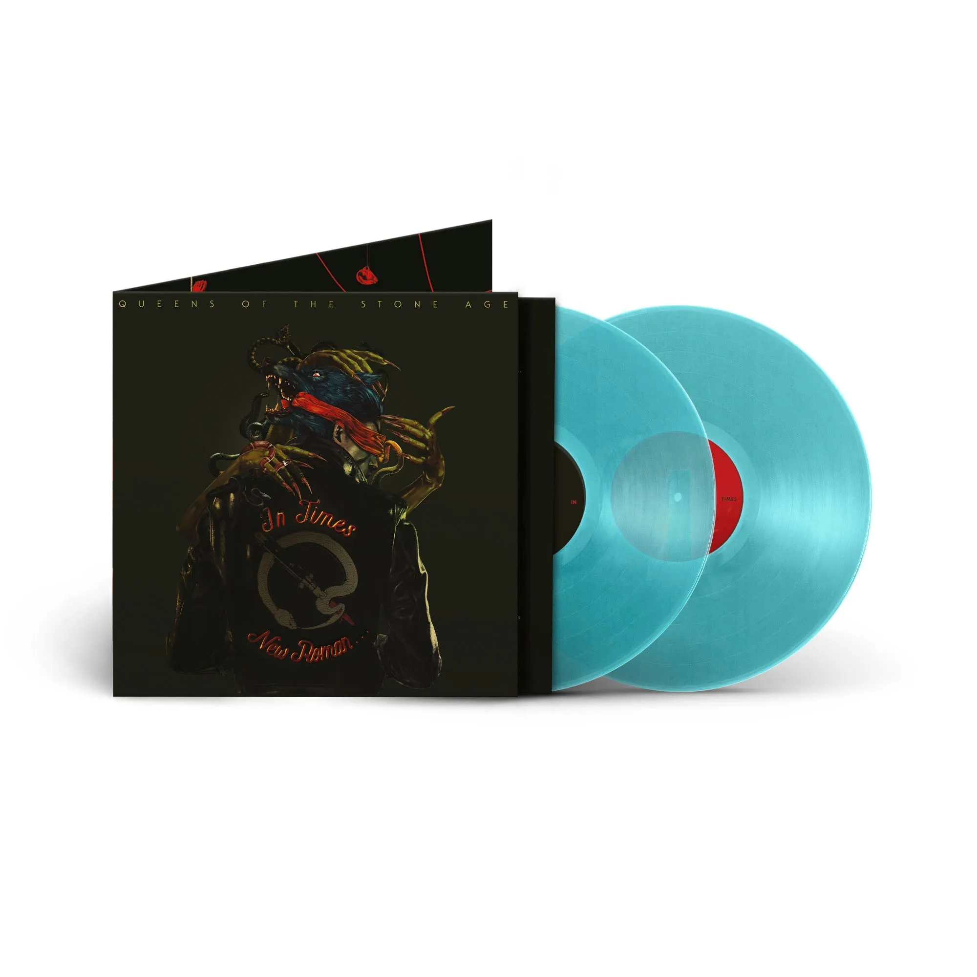 QUEENS OF THE STONE AGE 'IN TIMES NEW ROMAN...' LP (Clear Blue Vinyl)