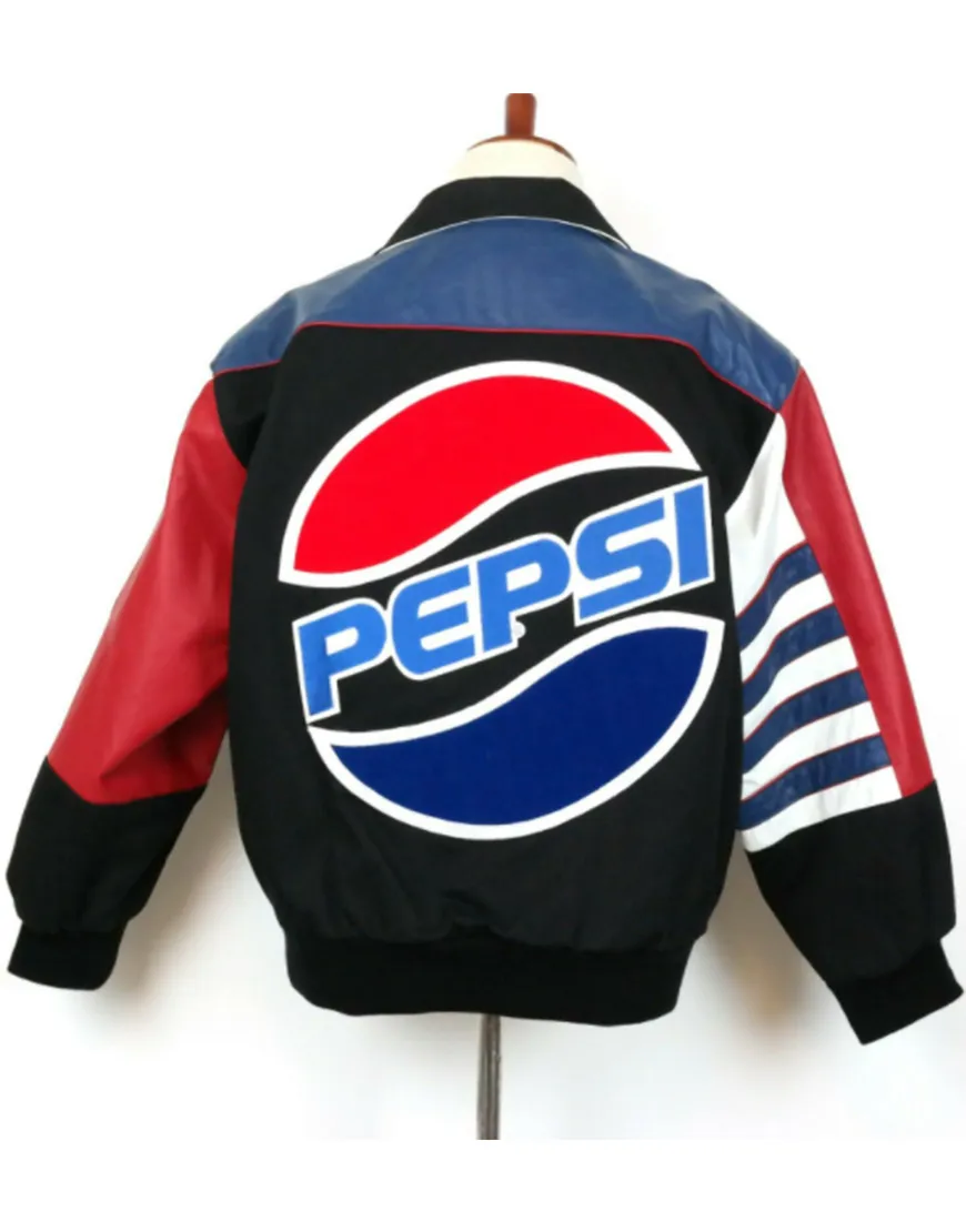 Rare Vtg Jeff Hamilton Pepsi Bomber Jacket | Ujackets.com - Get 50% Off