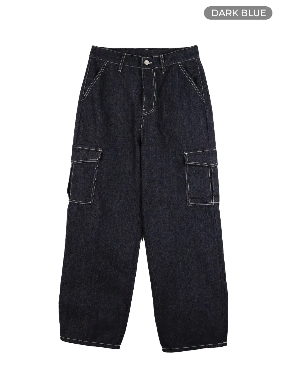 Recycled Cargo Baggy Jeans (Unisex) CM425