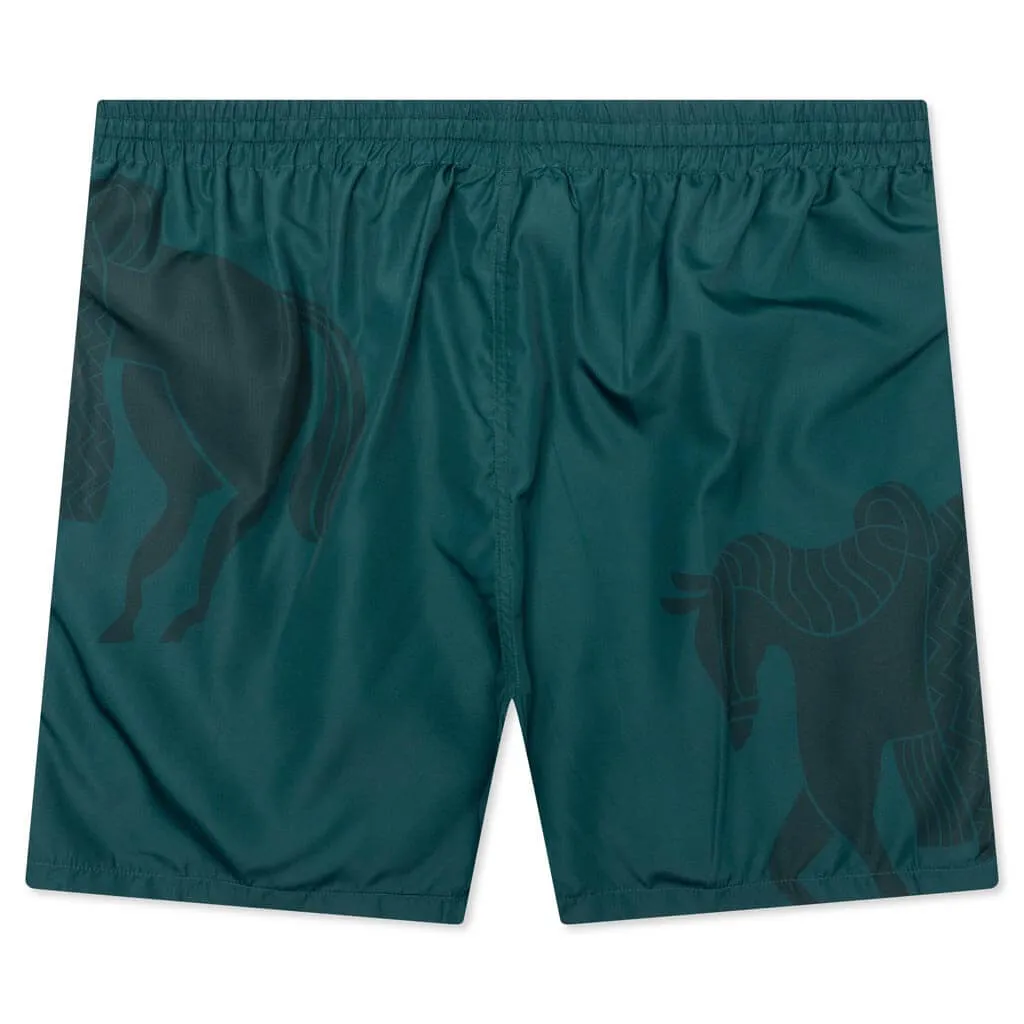 Short Horse Shorts - Pine Green