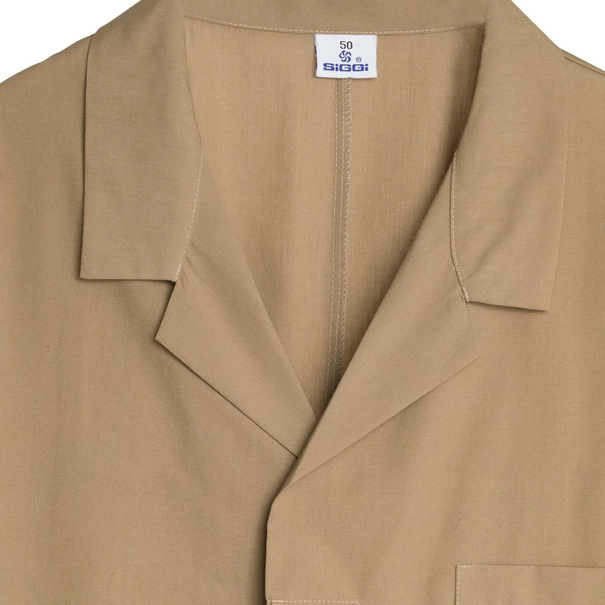 SiGGi (Italy) Poplin Weave Lab Coat Camel : L