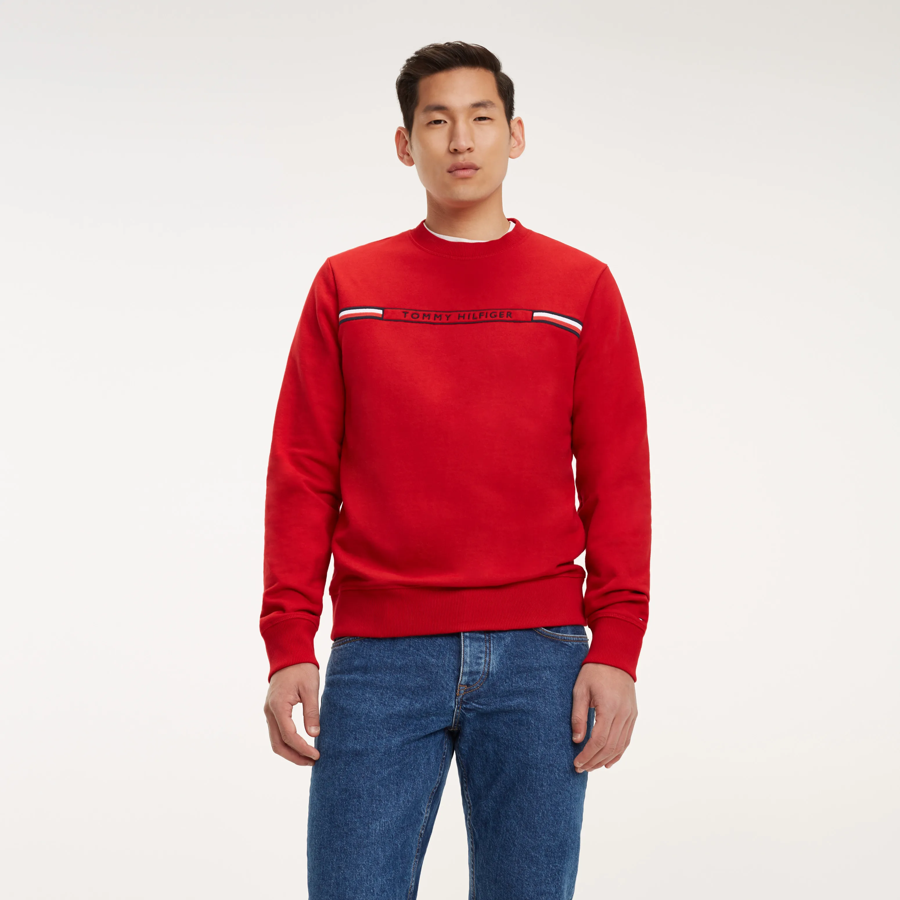 Signature Tape Logo Sweatshirt | Hoodies | Tommy Hilfiger