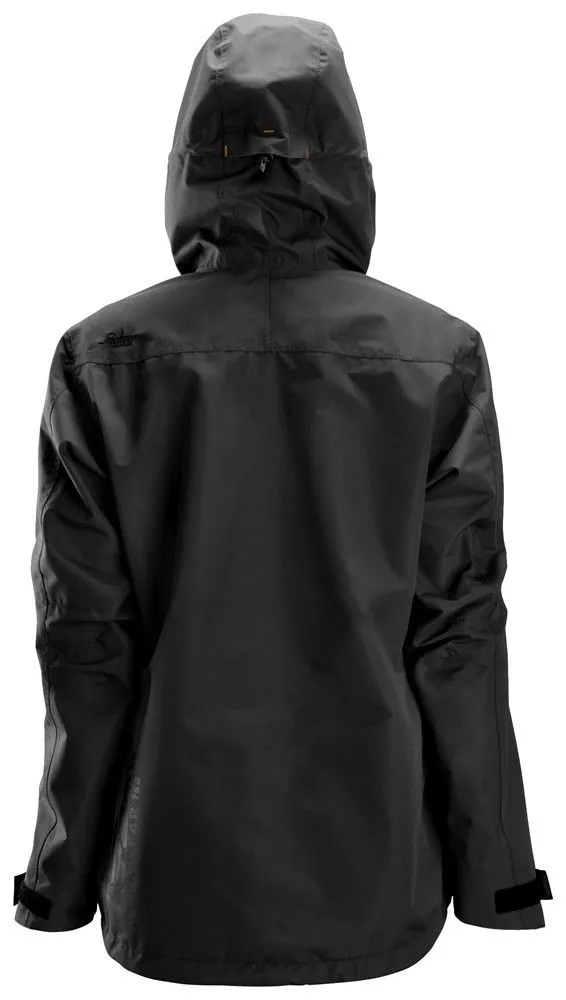 Snickers 1367 AllroundWork, Women's Waterproof Shell Jacket - Black