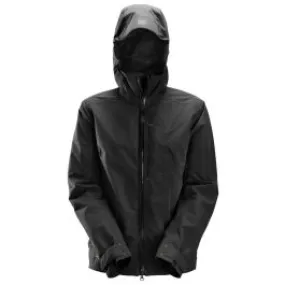 Snickers 1367 AllroundWork, Women's Waterproof Shell Jacket - Black